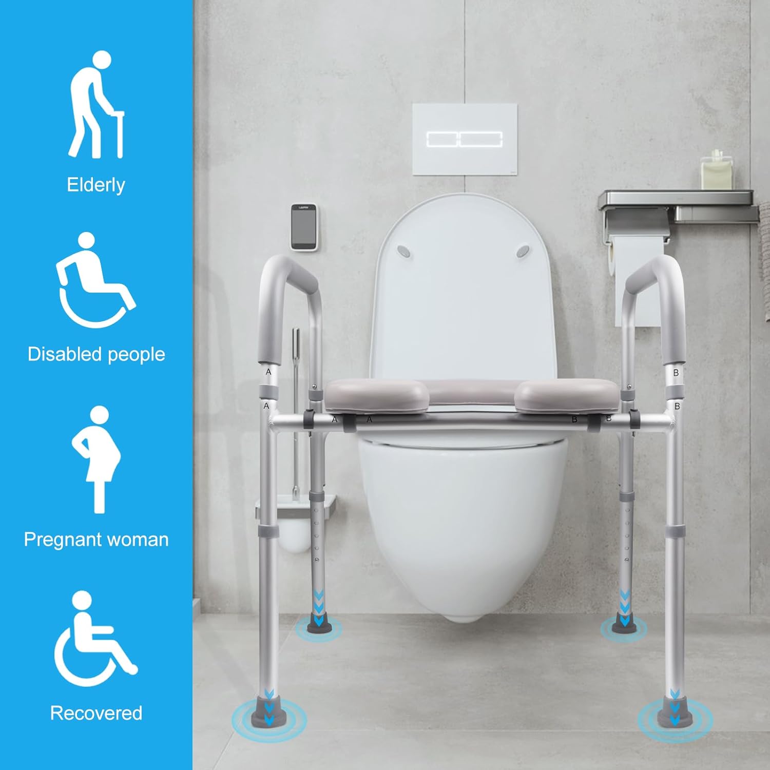 Bathroom seat best sale for elderly